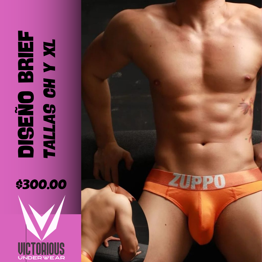BRIEF NARANJA ZUPPO