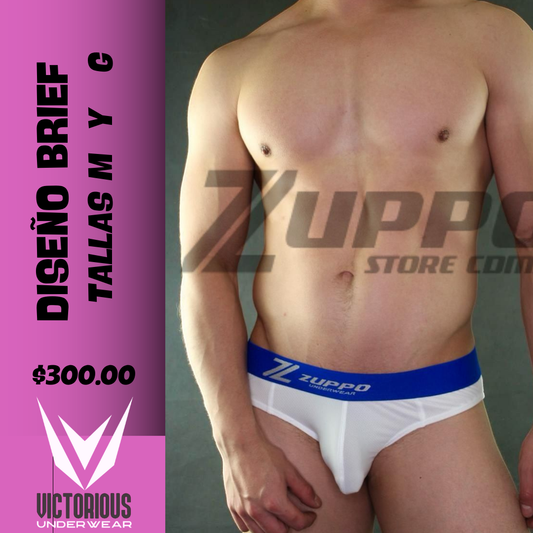 BRIEF ZUPPO BLANCO