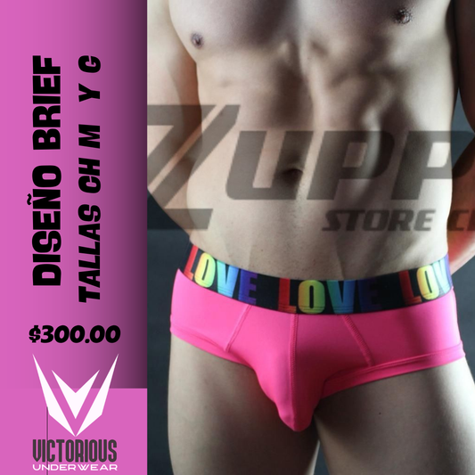 BRIEF ZUPPO/ELASTICO PRIDE